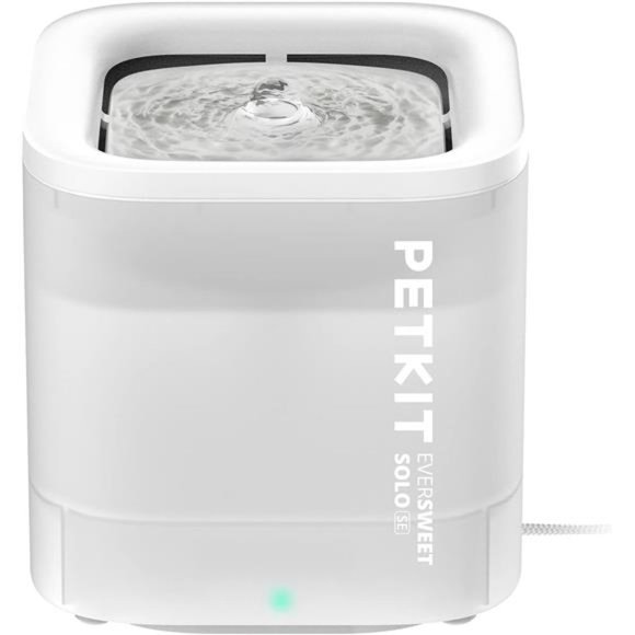 Cat Water Fountain with Wireless Pump,Ultra Quiet 65oz/1.85L Pet Water Fountain - Picture 1 of 6